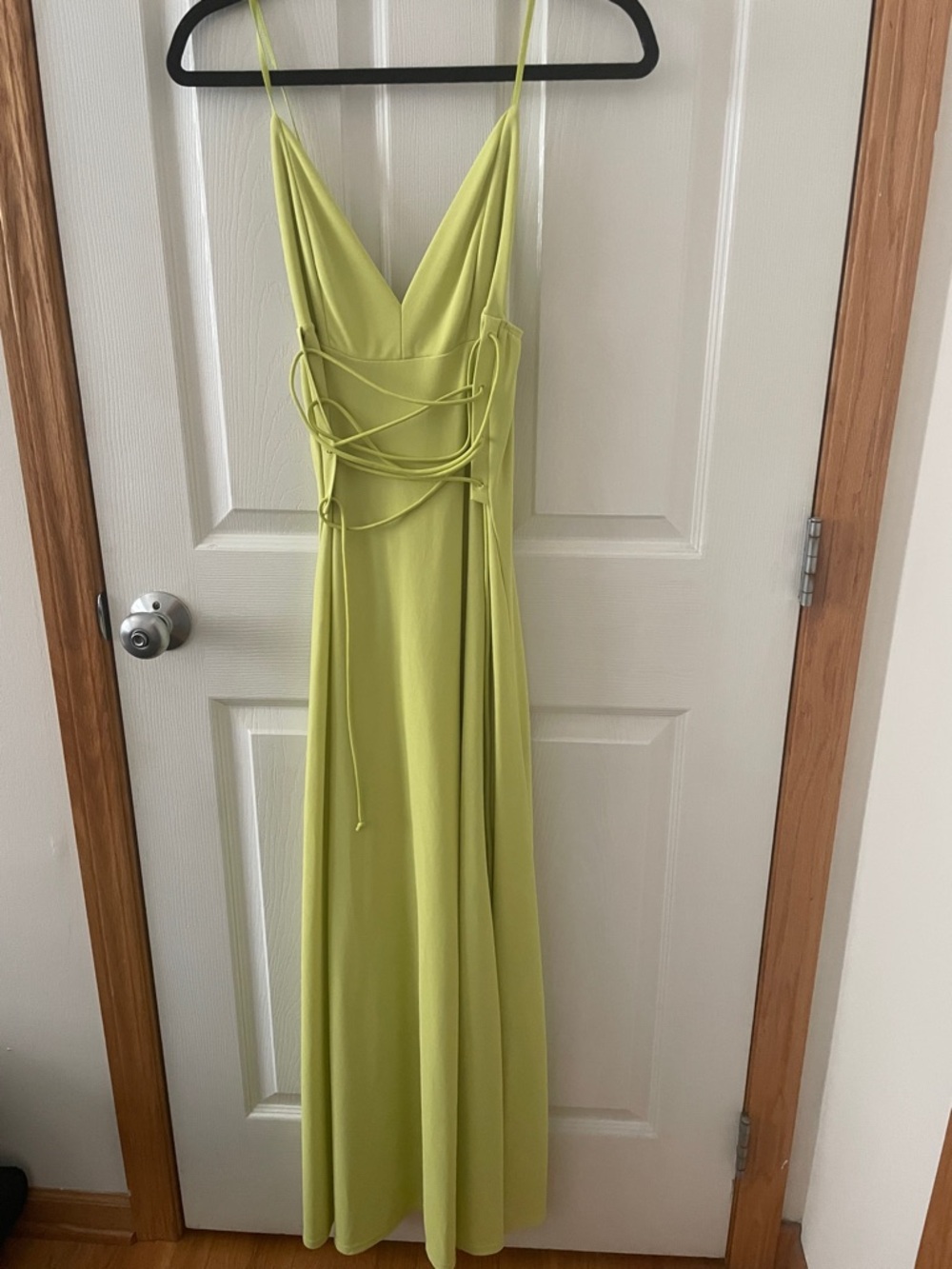 Zara lime green maxi dress